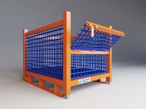 DT CONTENEDOR METALICO PAREDES ABATIBLES